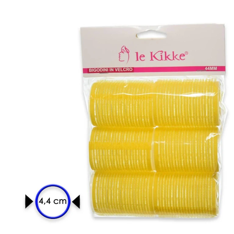 velcro curler in bag 6 pieces diam. 4.4 cm