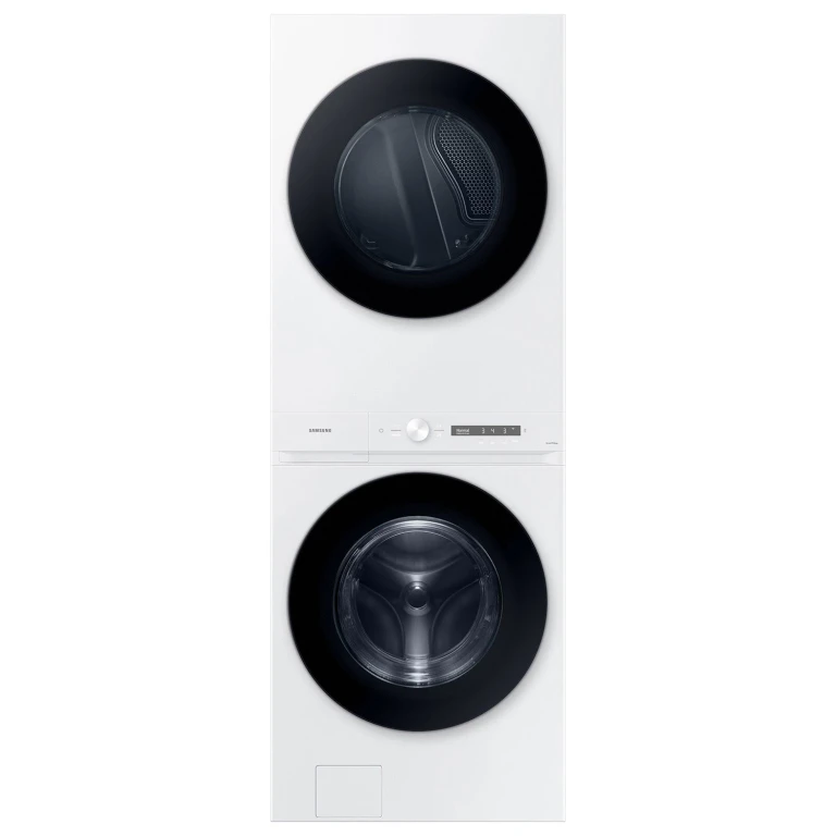 Bespoke 4.6 cu. ft. Single Unit AI Laundry Hub Washer and 7.6 cu. ft. Electric Dryer