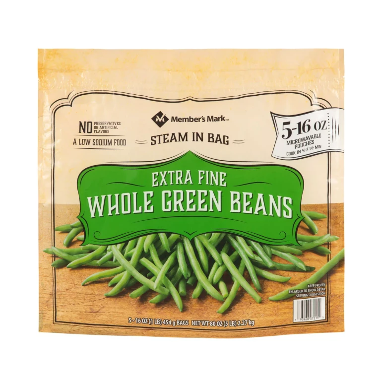 Extra Fine Whole Green Beans 16 oz. steam bags, 5 ct.
