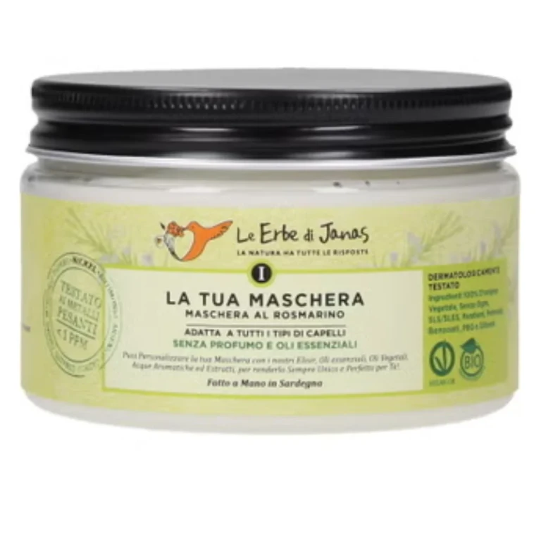 Simple Macchia - Hair Mask with Wild Rosemary from Sardinia, 250 ml