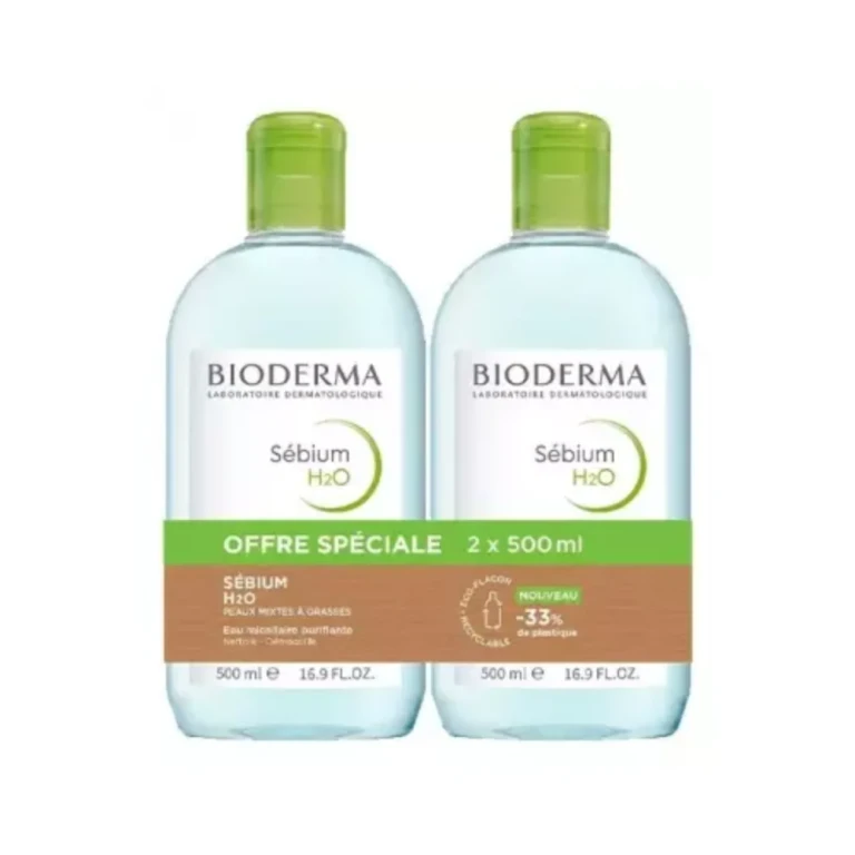 Sebium Micellar Water H2O Oily Skin 2x500 ml