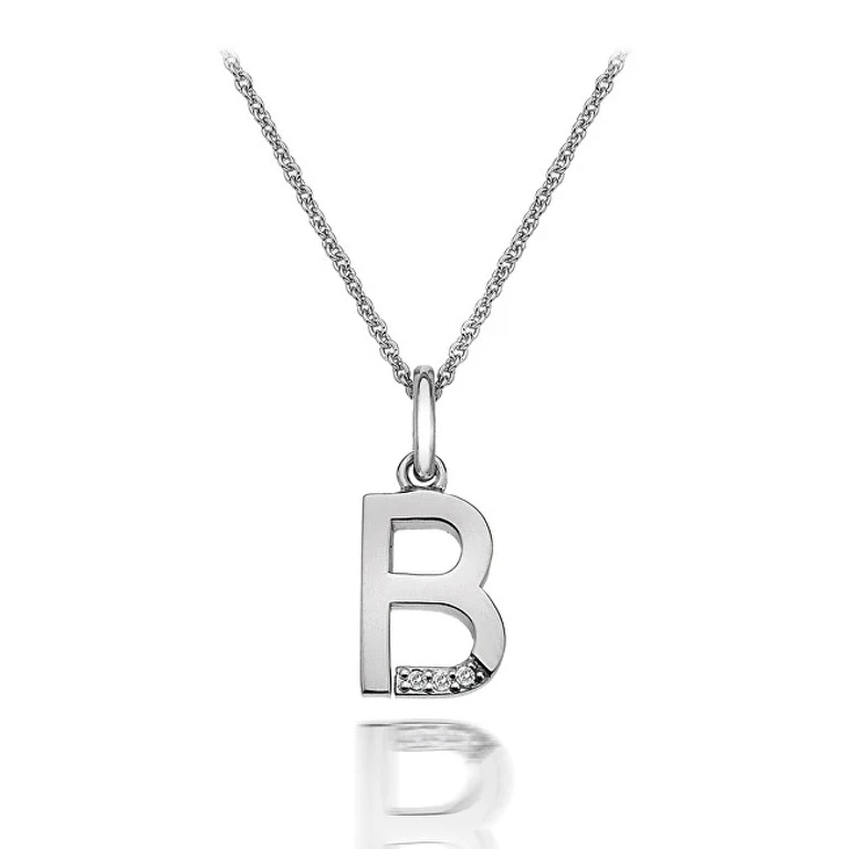 Necklace Hot Diamonds Micro B Classic Dp402 (Chain, Pendant)