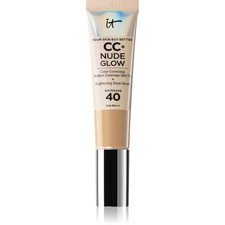 Your Skin But Better CC + Nude Glow illuminating foundation SPF 40 color Neutral Medium 32 ml