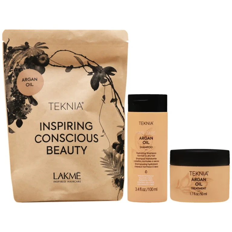 Lakme Teknia Argan Oil Travel Pack – Moisturizing argan oil in travel pack, 100 ml + 50 ml