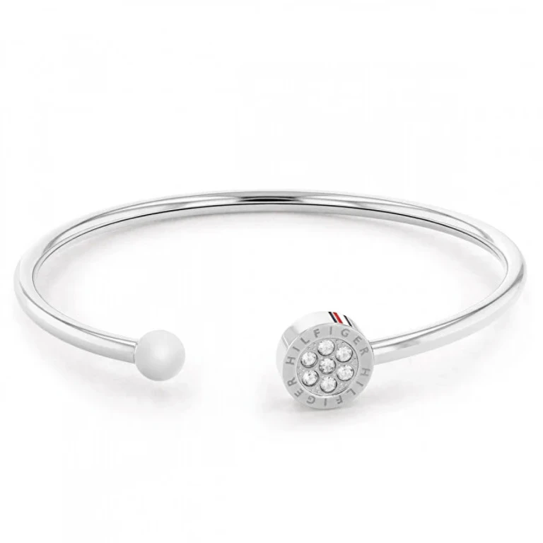 Solid Steel Bracelet With Crystals 2780570