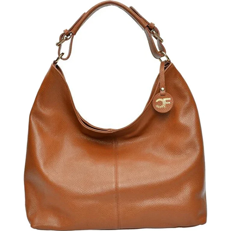 Cognac Leather Handbag for Women