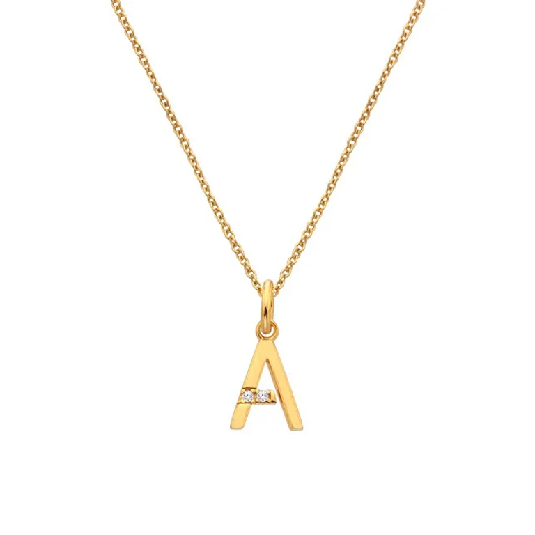A Jac Jossa Soul Gold Plated Necklace Dp939 (Chain, Pendant)