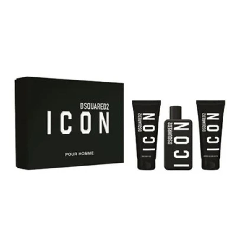 Icon for men Geschenkset EDP, Duschgel, Aftershave-Balsam