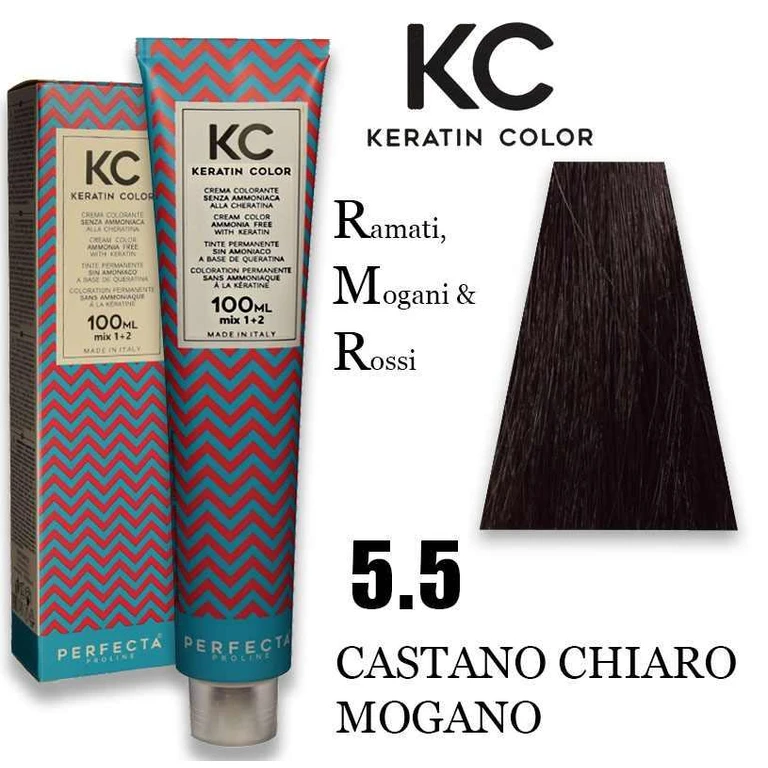Kc Keratin Coloring Cream 100 ml 5.5
