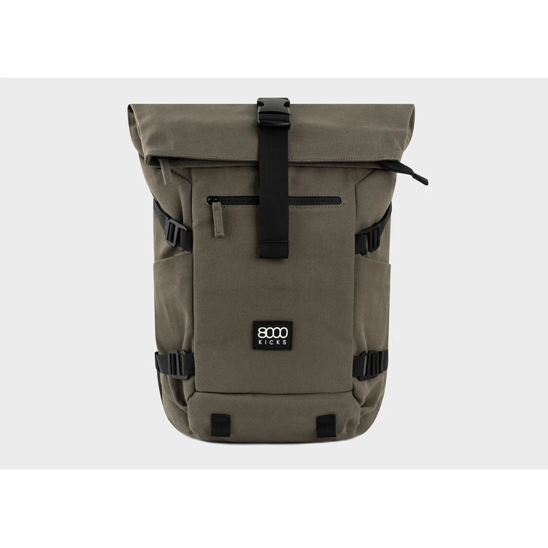Nomad Hemp Rolltop Backpack in Dark Green