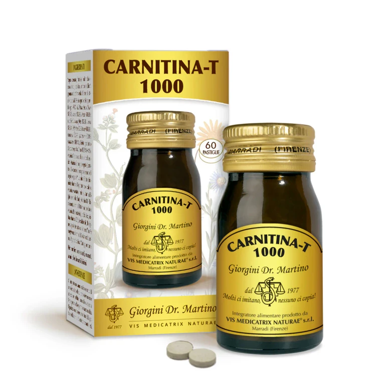 Carnitina-T 1000 30 G - Tablets of 500 Mg