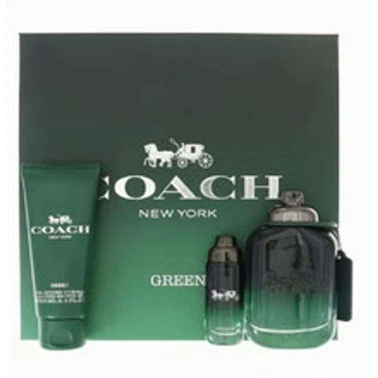 Green for Men Gift Set EDT 100 ml, mini EDT 15 ml, and shower gel 100 ml 100 ml