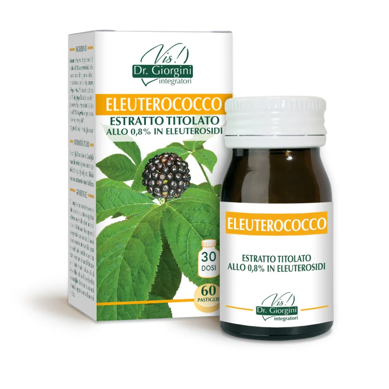 Eleutherococcus titrated extract 60 tablets 500 mg - 30 gr