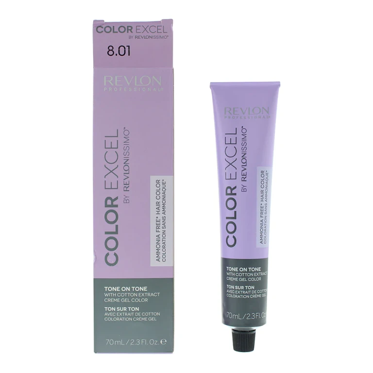 Color Excel Semi-Permanent Hair Dye 8.01 Light Natural Ash Blonde ml