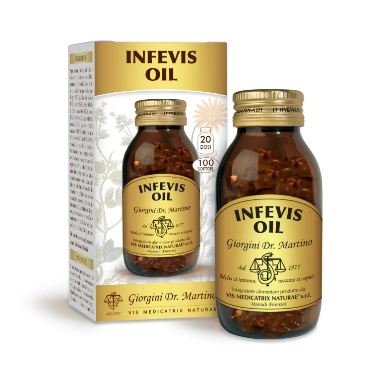 Infevis Oil 100 softgels of 830 mg - 83 gr