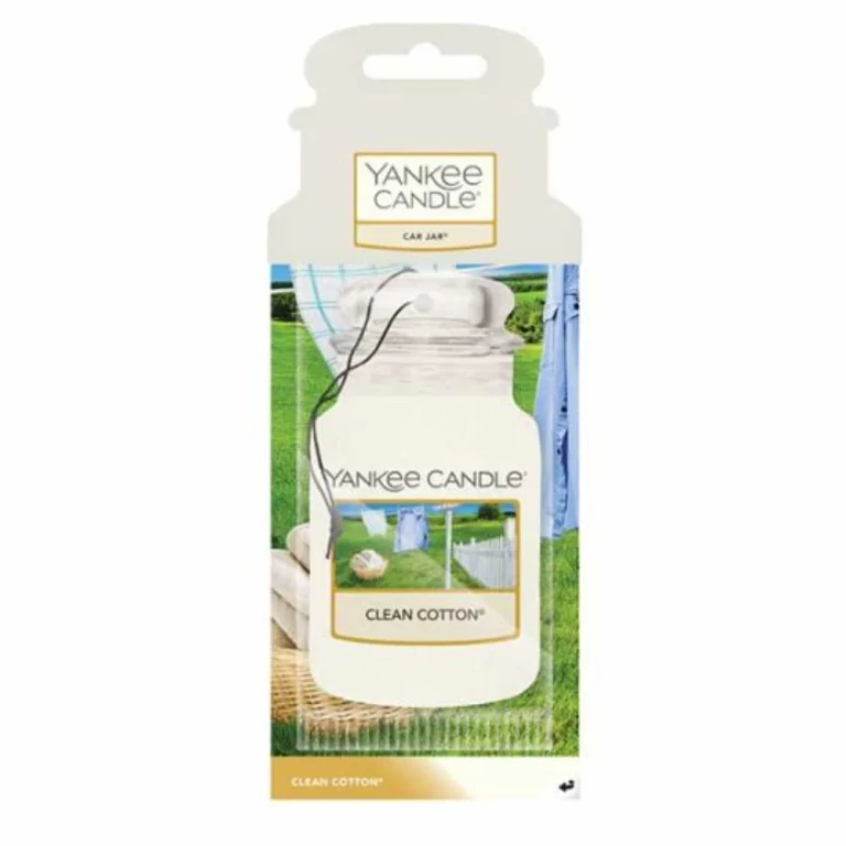 Car Air Freshener Jar Clean Cotton