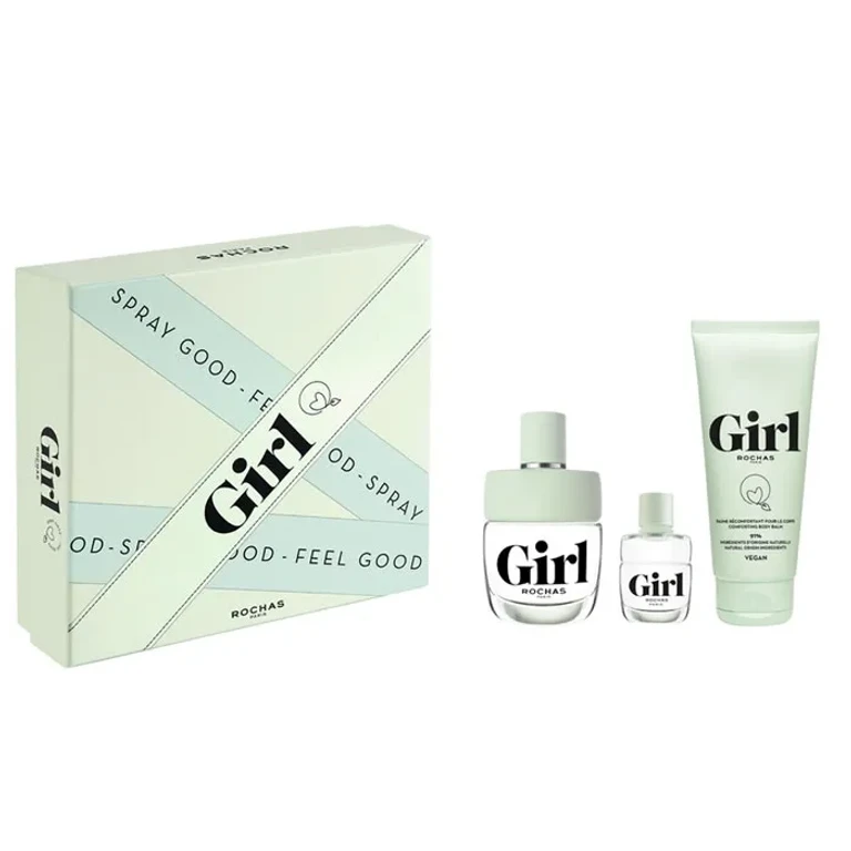 Girl Eau de Toilette spray 100ml Conjunto 3 peças