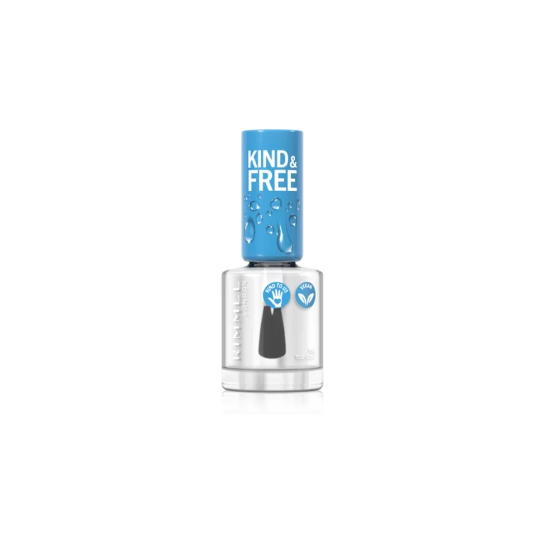 Rimmel Kind & Free Nail Polish 150 Top Coat Delicate plant-based formula