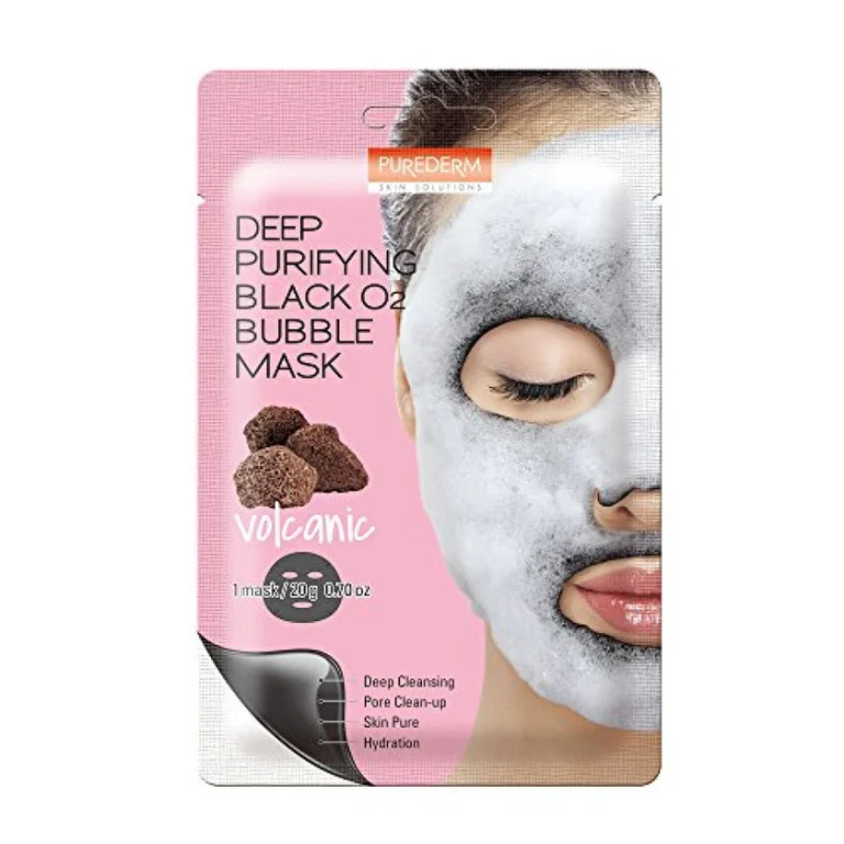 Deep Purifying Black - Charcoal Bubble Sheet Mask 20 gr