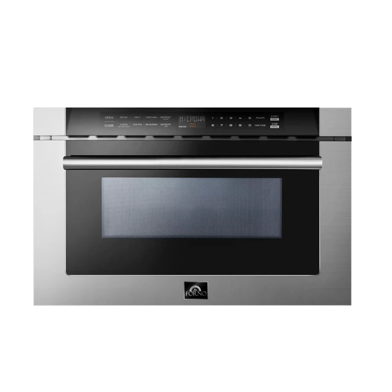 Espresso Capoliveri 24' Microwave Drawer in Stainless steel:- Stainless Steel