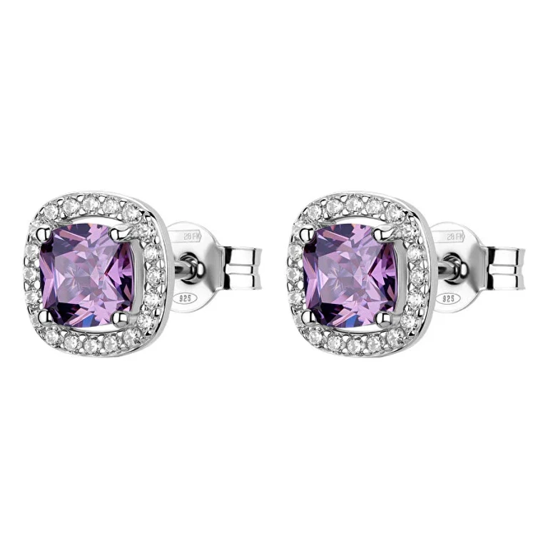 Beautiful Fancy Magic Purple Silver Earrings Fmp124