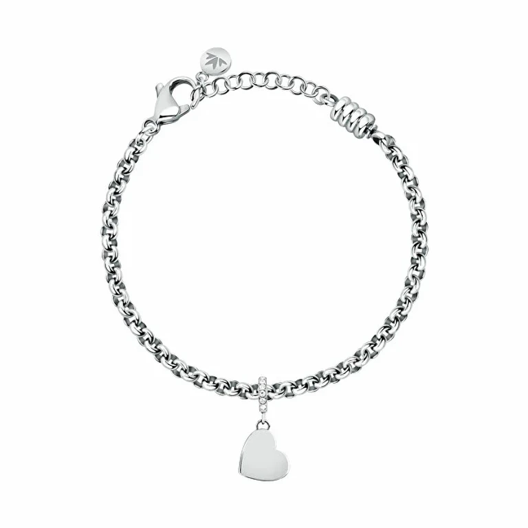 Romantic Bracelet In Steel Drops Scz1416