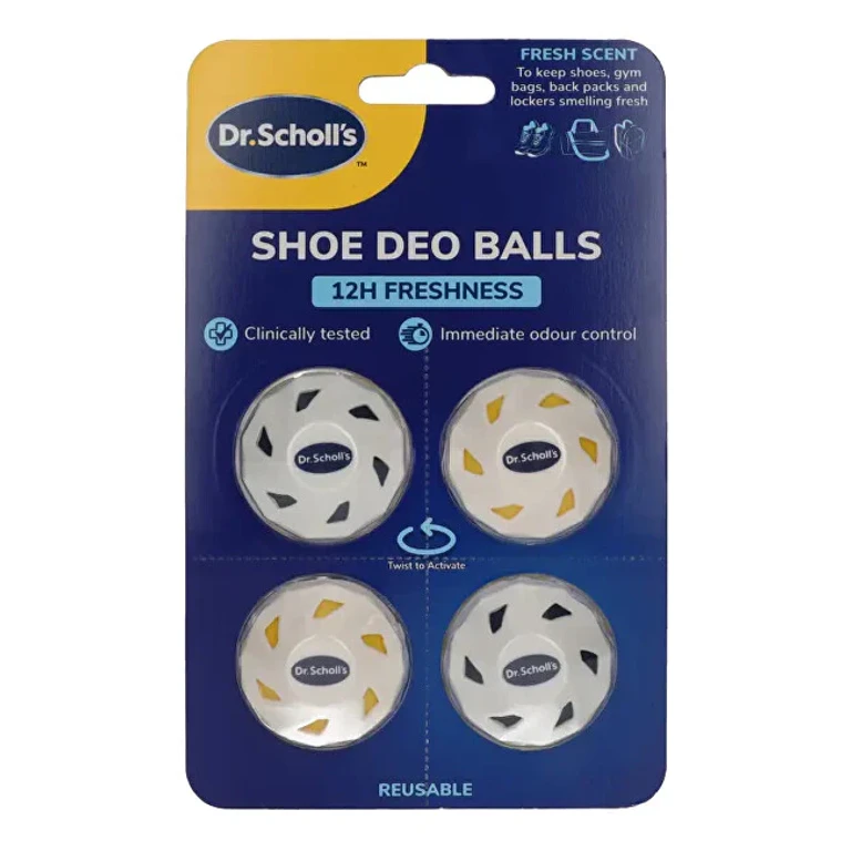 Unique Shoe Deodorant Balls 4 Pieces
