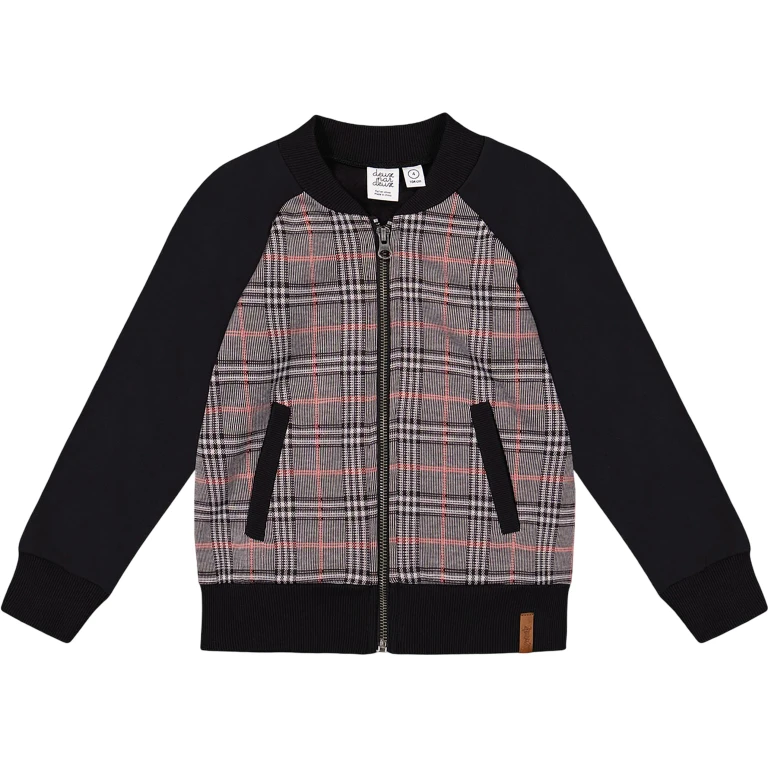 Bi-Material Zip Front Jacket - Baby Boy