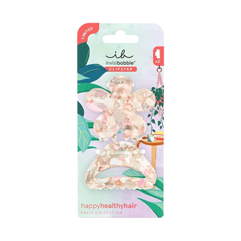 Clipstar Oasis Refreshed Bloom M hair clips 2 pieces
