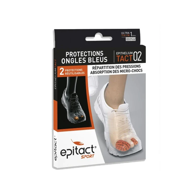 Sport Blue Nail Protectors Epithelium Tact 02 Size M 25mm