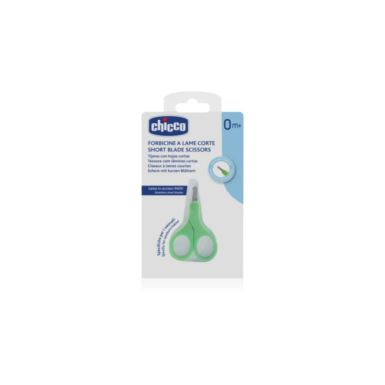Short Blade Children's Scissors with Rounded Tip 0m+ 1pc