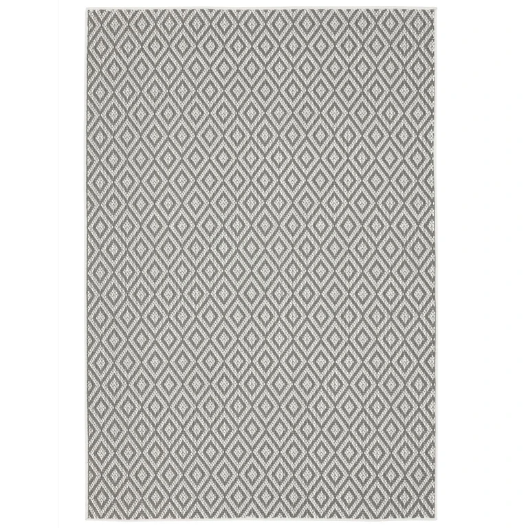 Tripoli Lydia Area Rug - Gray/Cream 7'10' x 10'2':- 7'10' x 10'2'
