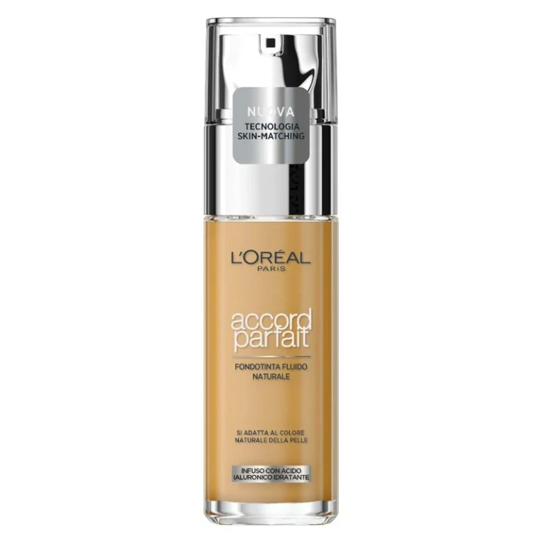 Accord Parfait Fluid Foundation Naturale Effect 4.D/4.W - Natural Doré (30 ml)