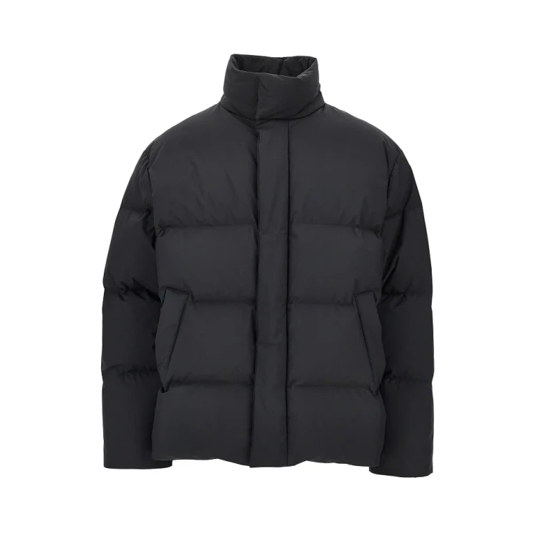 Quilted and padded nylon downjacket Man 48