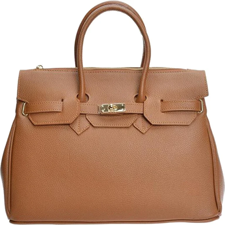 Women's Leather Handbag cognac