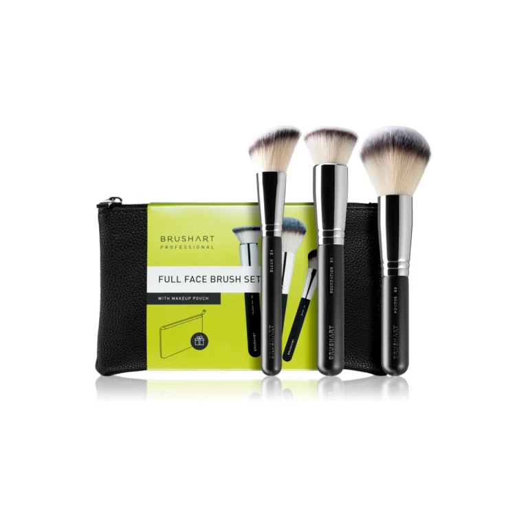 Professional Brush Set with Case Black 1pc