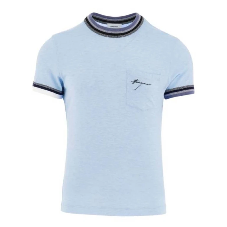 Embroidered Logo Crew Neck T-Shirt