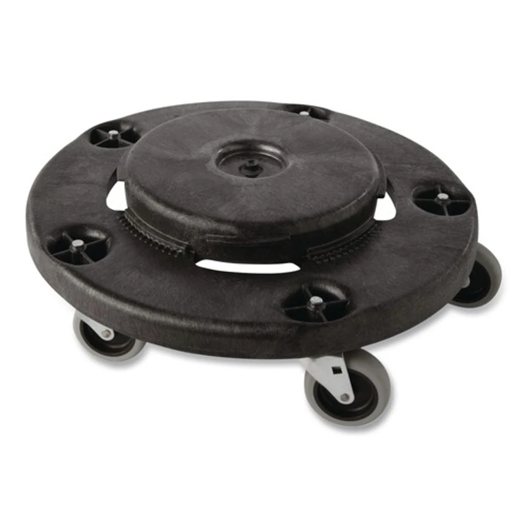 FG264000BLA 18 in. x 6.63 in. 250 lbs. Capacity Brute Round Twist On/Off Dolly - Black