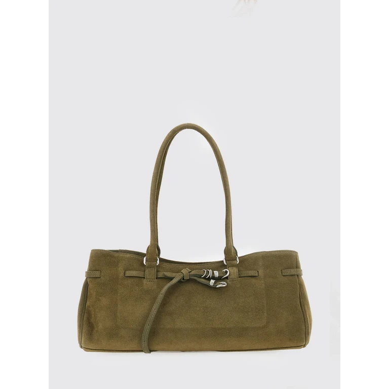 MARGE SHERWOOD Shoulder Bag Woman color Green (M26431SB14SDARKOLIVESUEDE)