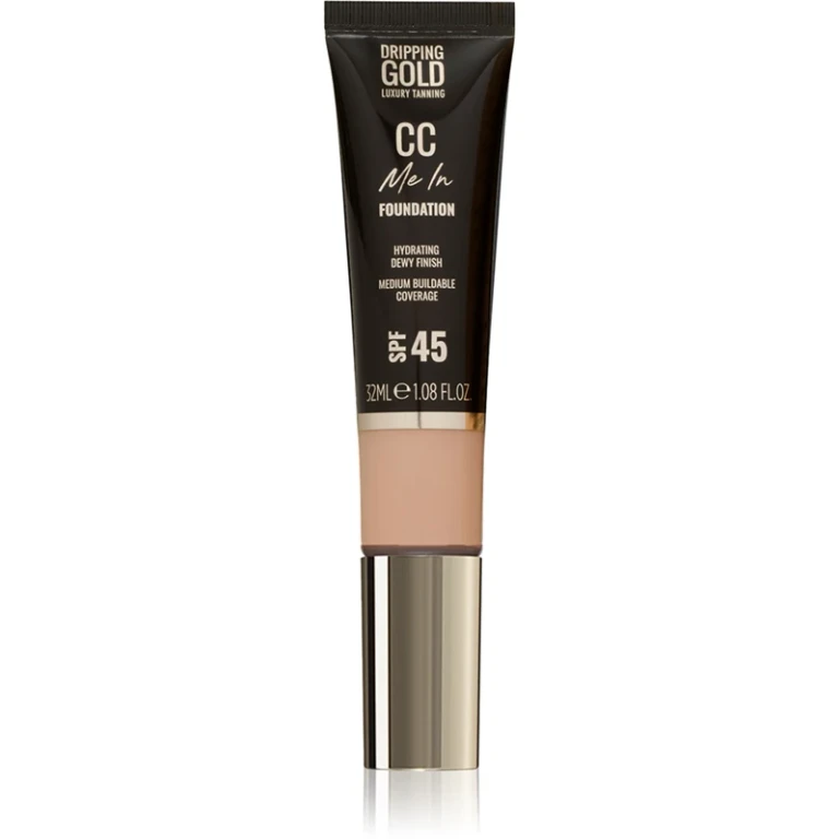 Dripping Gold Lightweight Hydrating Foundation and CC Cream SPF 45 Me In (CC Foundation) 32 ml - Shade: 3.5 Sand