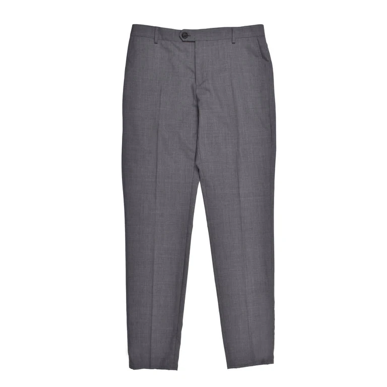 Lead Grey Virgin Wool Trousers