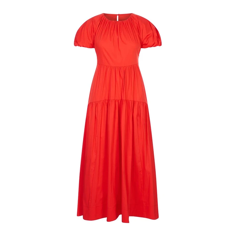 Robe Au Genou - Rouge (M6EB10219)