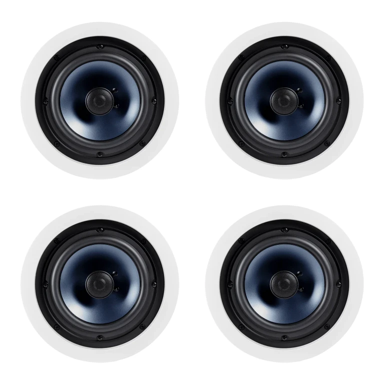 RC80i Round 8" Two-Way In-Wall/Ceiling Speakers (4 Speaker Bundle)