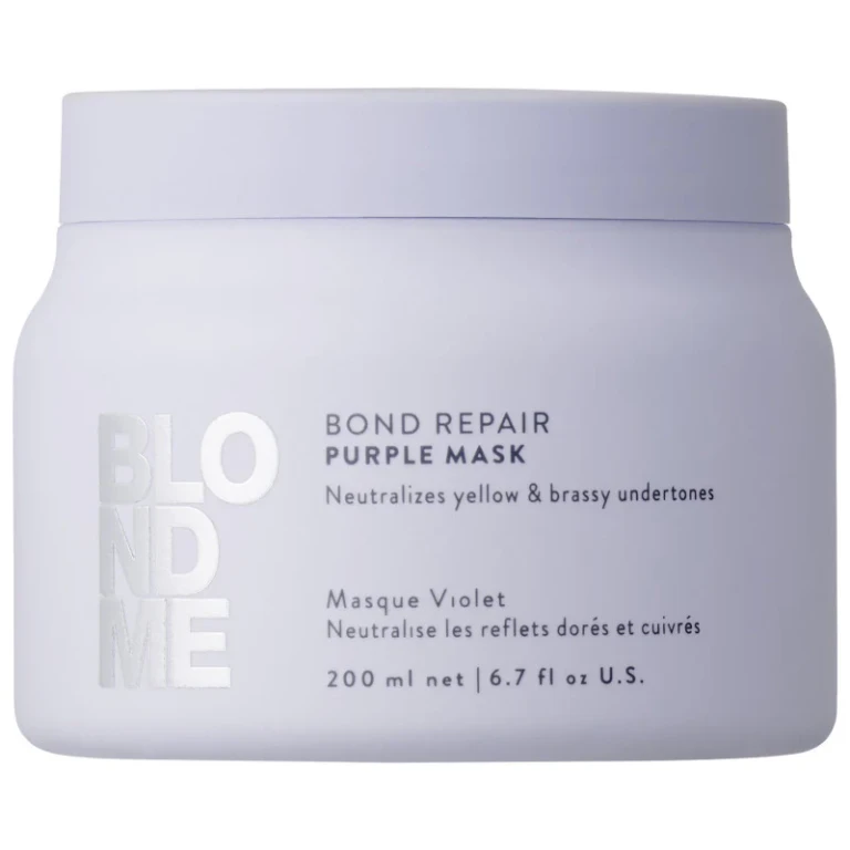 Professional Blondme Bond Repair hair mask neutralizing for yellow tones 200 ml