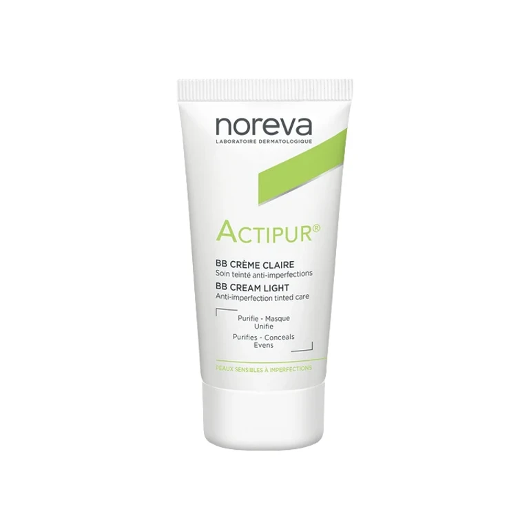 Noreva Actipur BB Light Colored Cream Skin Sensitive to Imperfections 30ml