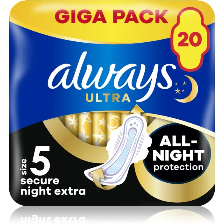 Ultra Secure Night S5 20 Pieces Night Sanitary Pads