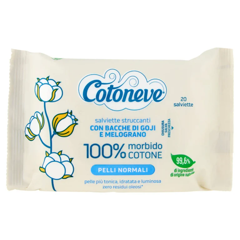 Makeup Remover Wipes With Goji Berries And Pomegranate For Normal Skin 20 Pcs 1 unit