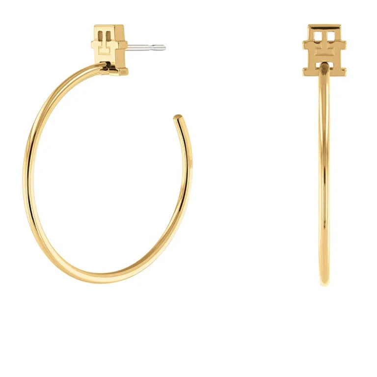 Fashion Earrings Gold-Plated with Monogram Hoops 2780720