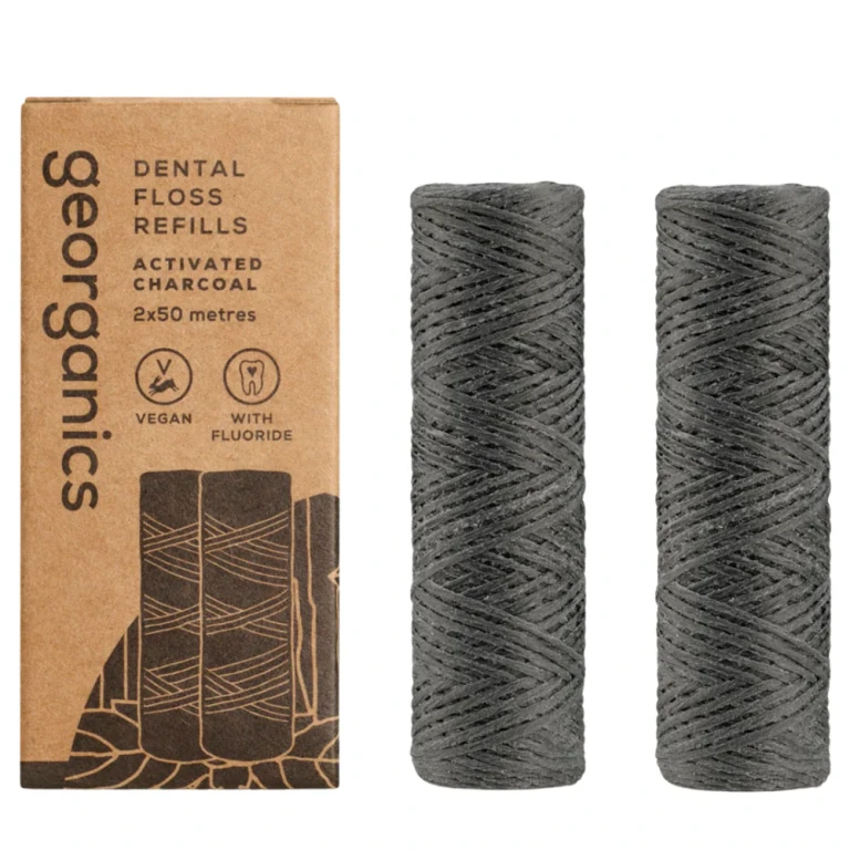 Activated Carbon Dental Floss 100m Refill (100 meters)