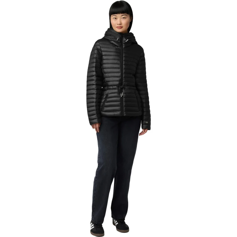 Ayleen Sustainable Slim-Fit Ultra-Lightweight Down Jacket with Hood - Women's